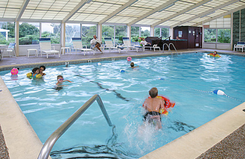 Enjoy the heated pool and hot tub at Tidewater Inn.