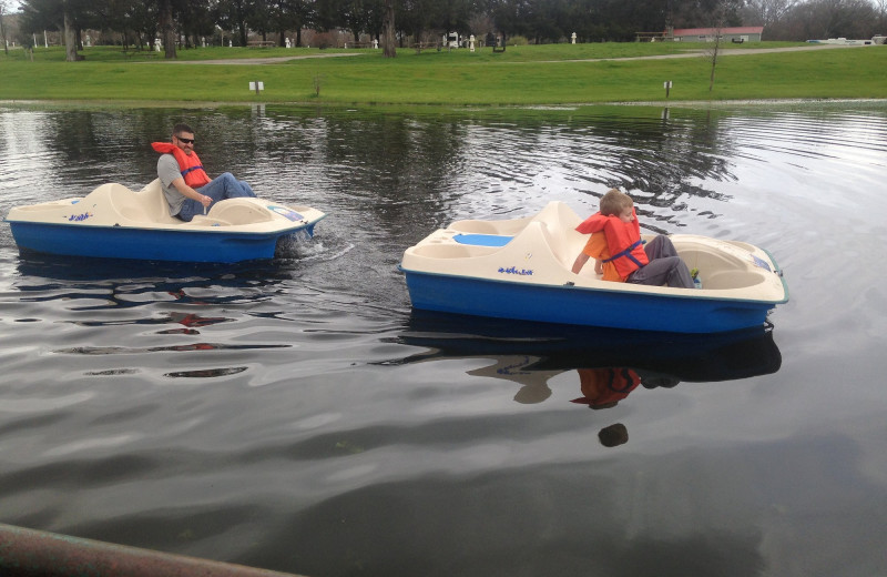 Paddle board at Mill Creek Ranch Resort.