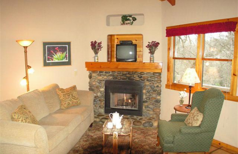 Cottage living room at Homestead. 