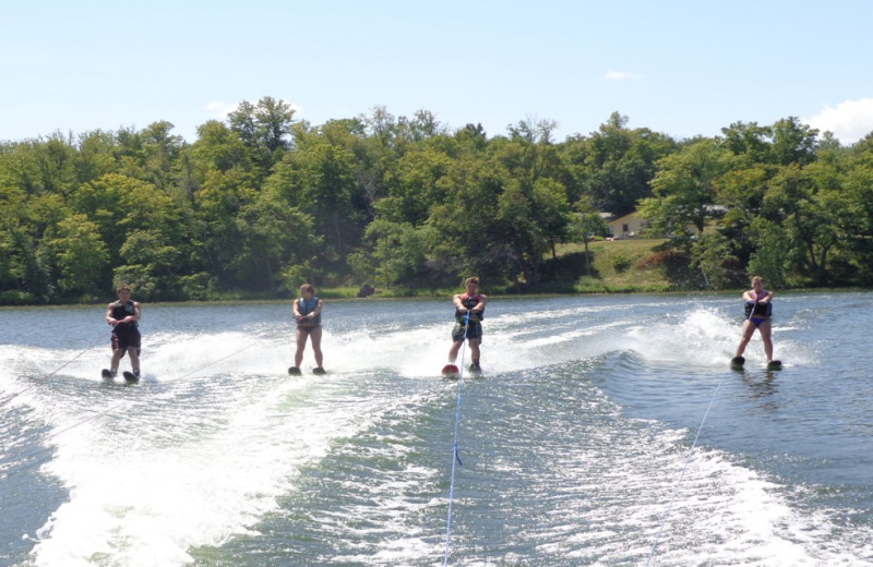 Water skiing at Northern Lights Resort.