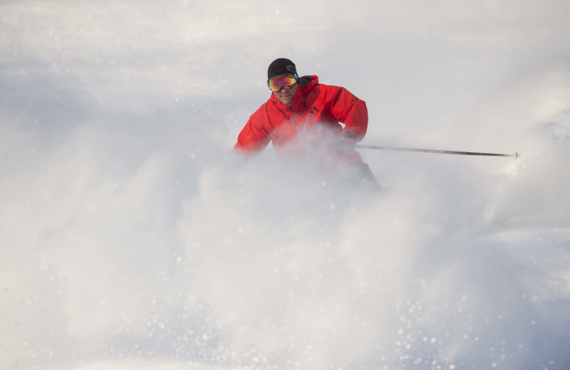 Skiing at Holiday Valley Resort.