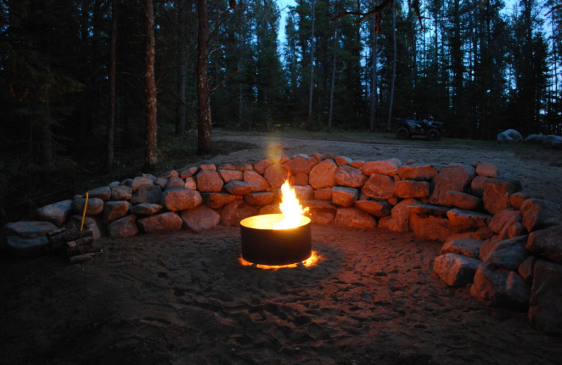 Bonfire at Black Lantern Resort and Retreat.