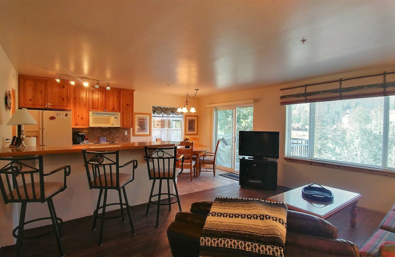 Rental interior at Accommodations in Telluride.