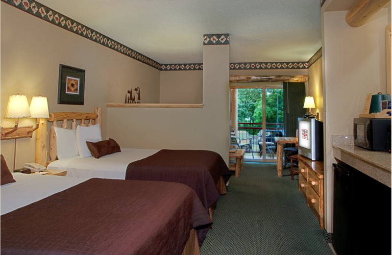 Guest room at Great Wolf Lodge - Niagara Falls.