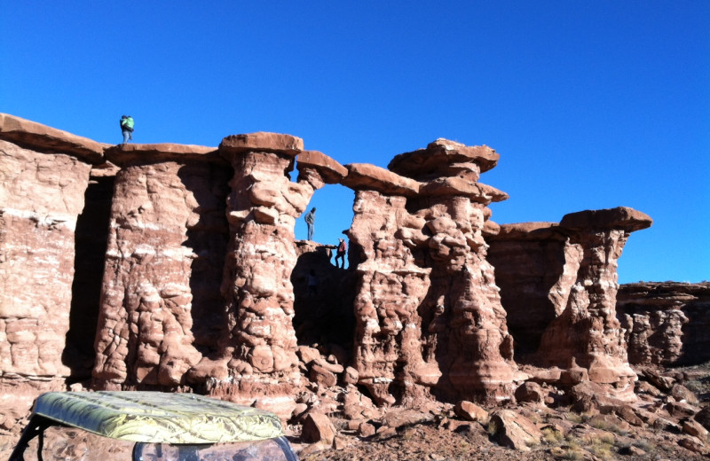 Canyon view at Canyonlands Lodging.