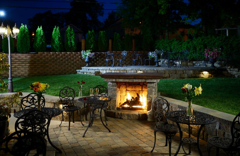 Outdoor patio at The Branson Hotel.