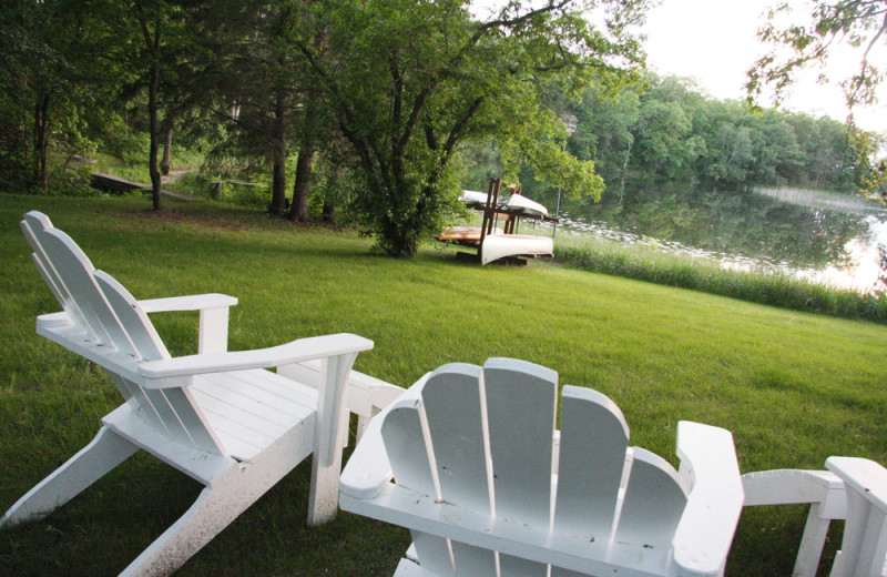 Lake view at Lady Slipper Inn.