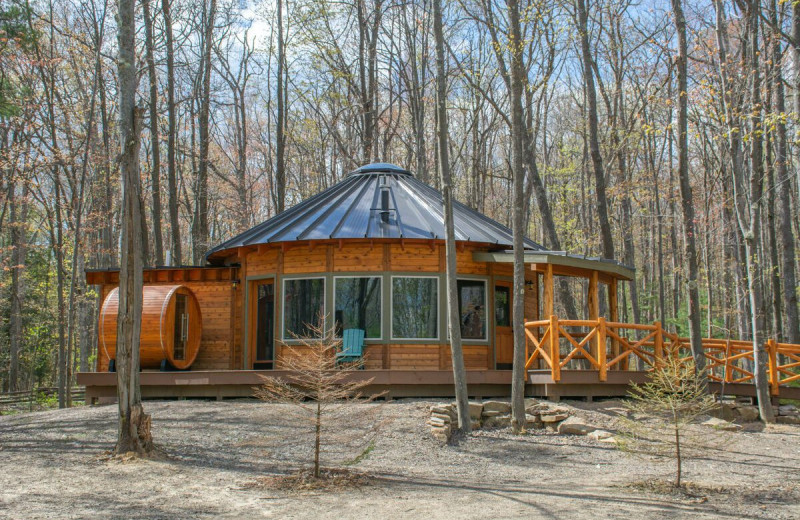 Yurt at Railey Vacations.