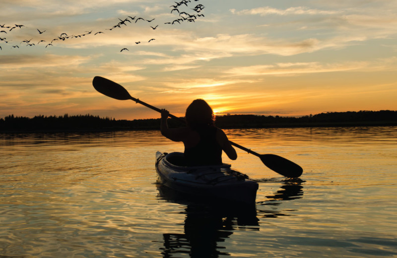 Kayaking at Patterson Kaye Resort.