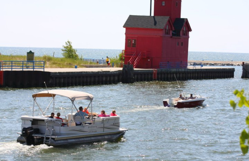 Water activities at The Beach House.