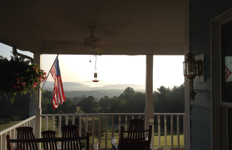 Porch view at Brierley Hill Bed and Breakfast.