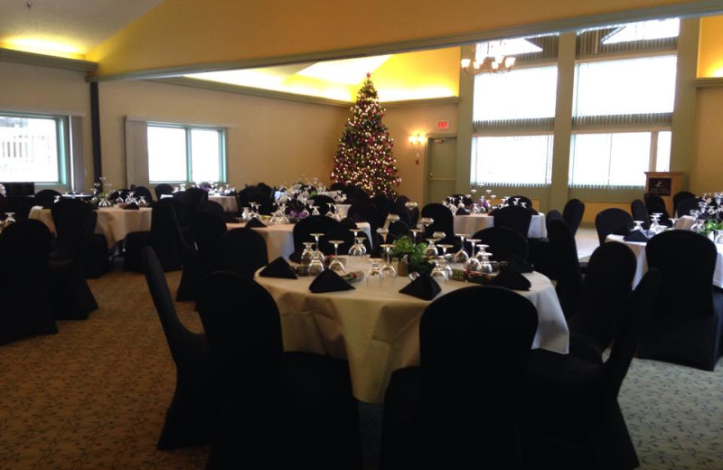 Wedding reception at Banff Rocky Mountain Resort.