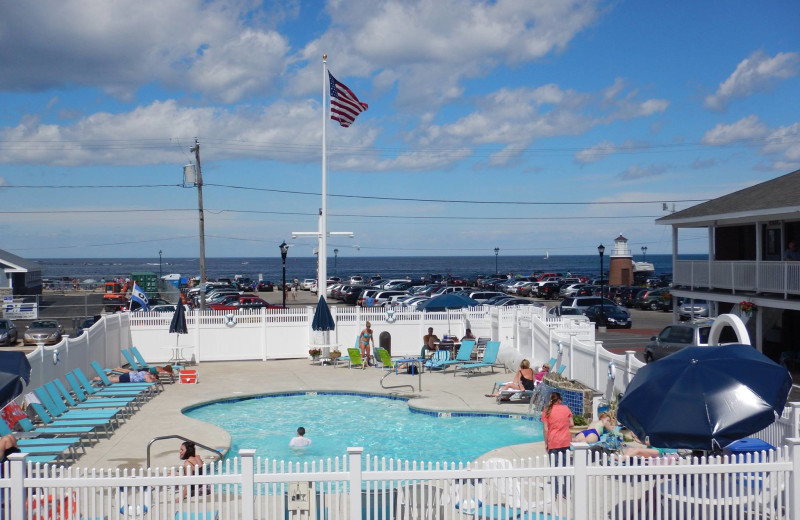 Outdoor pool at Sands by the Sea.