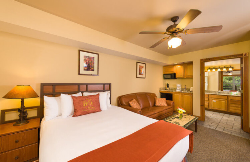 Guest bedroom at Westgate Smoky Mountain Resort & Spa.