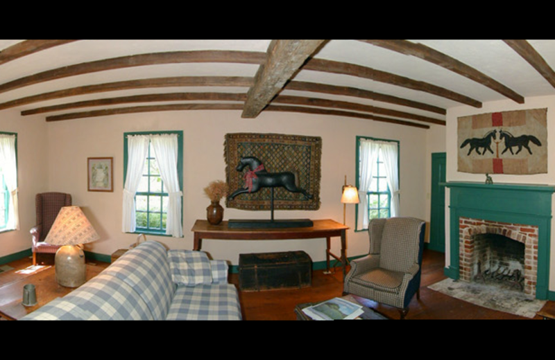 Von Heinrich Cabin interior at Settlers Crossing.