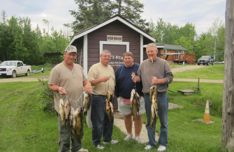 Fishing at Kec's Kove Resort.