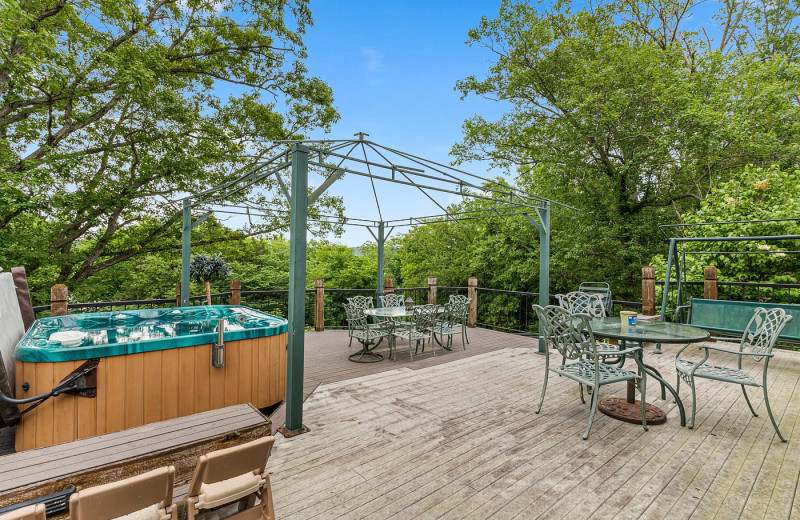 Patio at Green Valley Resort.