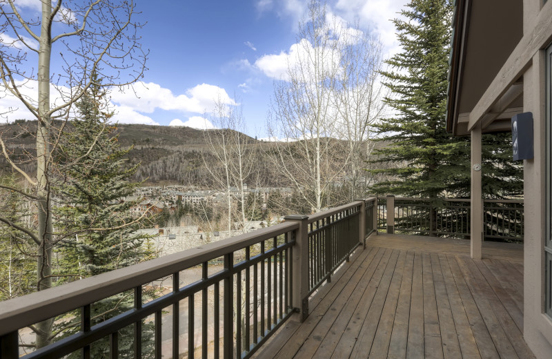 Balcony view at The Pines Lodge, A RockResort.