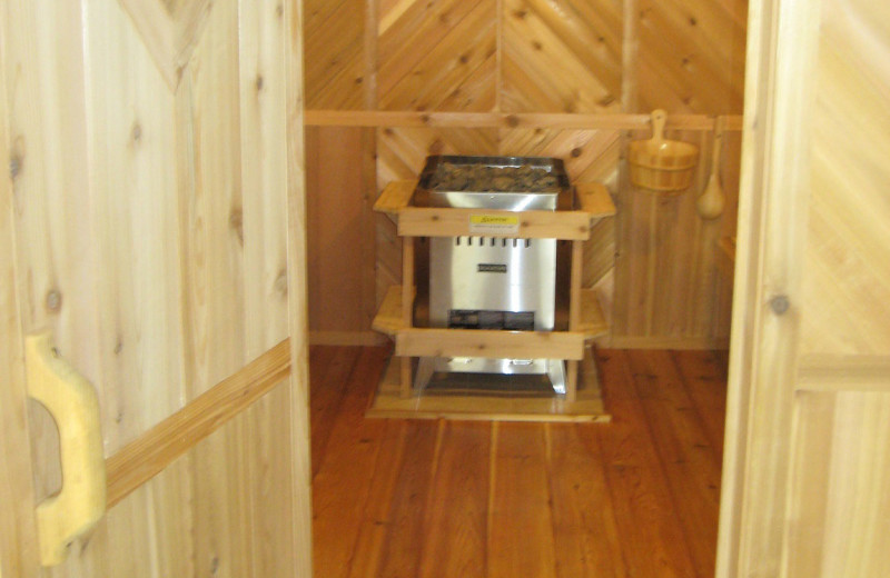 Sauna at Cathedral Ledge Resort.