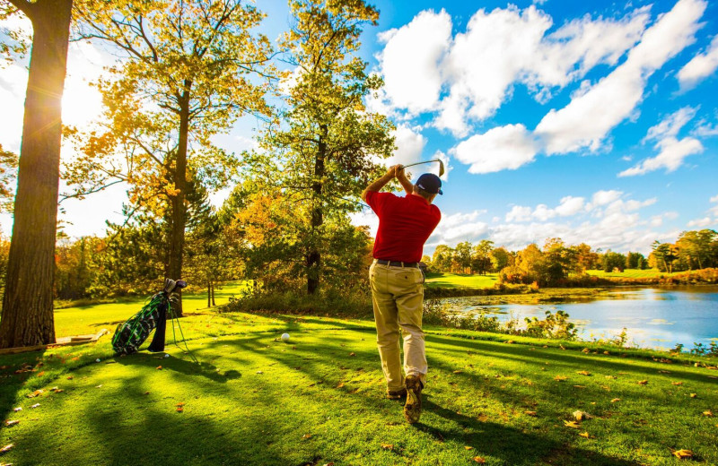 Golf course at Ruttger's Bay Lake Lodge.