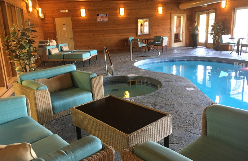 Indoor pool at The French Manor Inn and Spa.