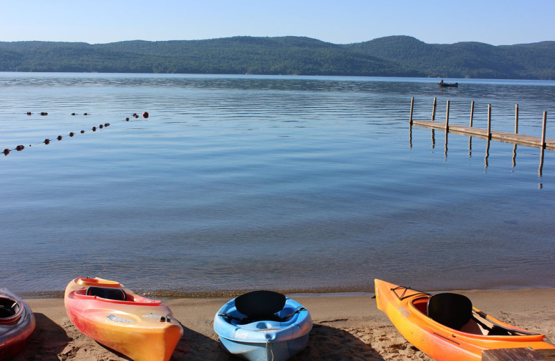Kayaks at Trout House Village Resort.