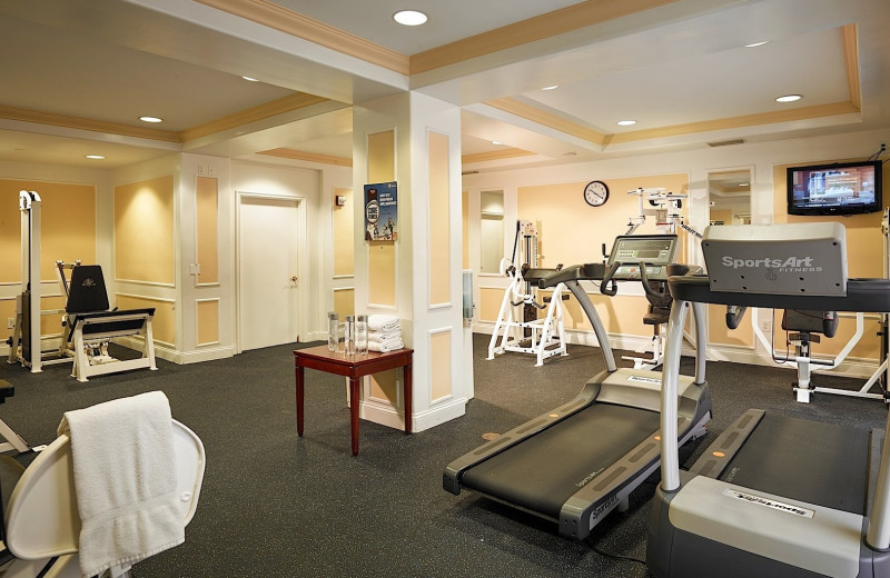 Fitness center at Plaza Resort & Spa.