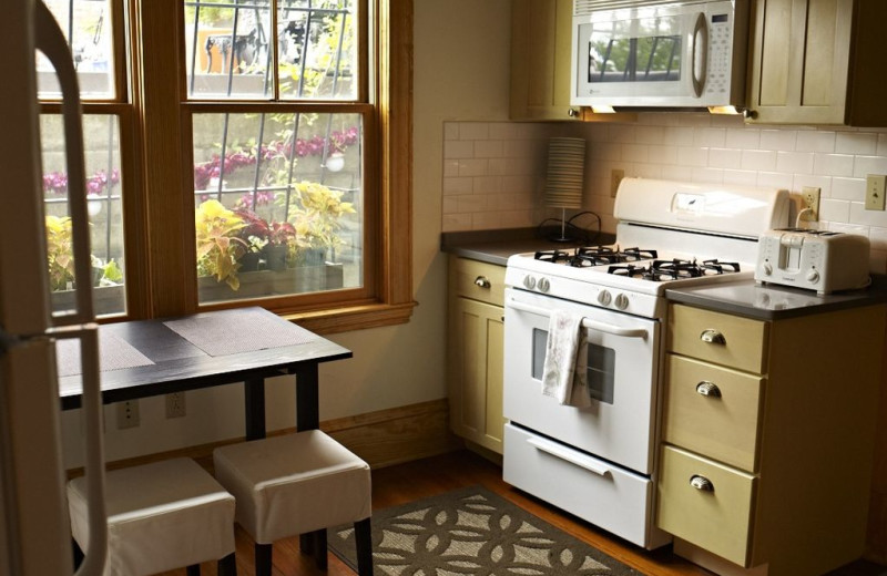 Rental kitchen at Swank Properties.