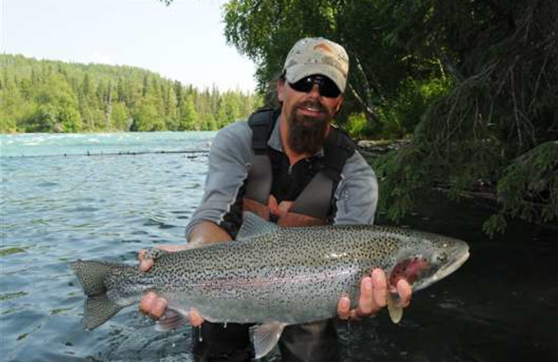 Fishing at Gone Fishin' Lodge.