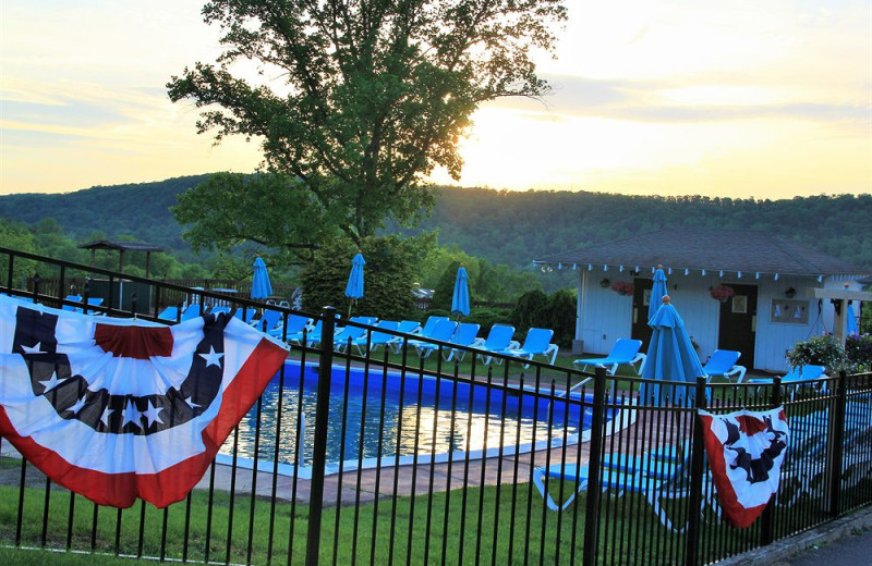 Outdoor pool at Water Gap Country Club.