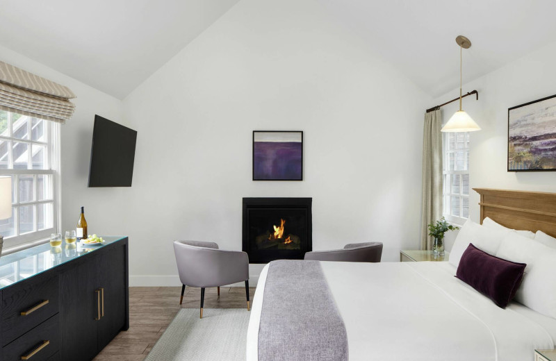 Guest room at Lavender, A Four Sisters Inn.