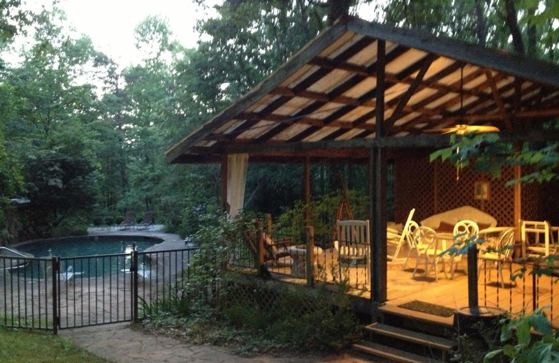 Exterior view of Lily Creek Lodge.