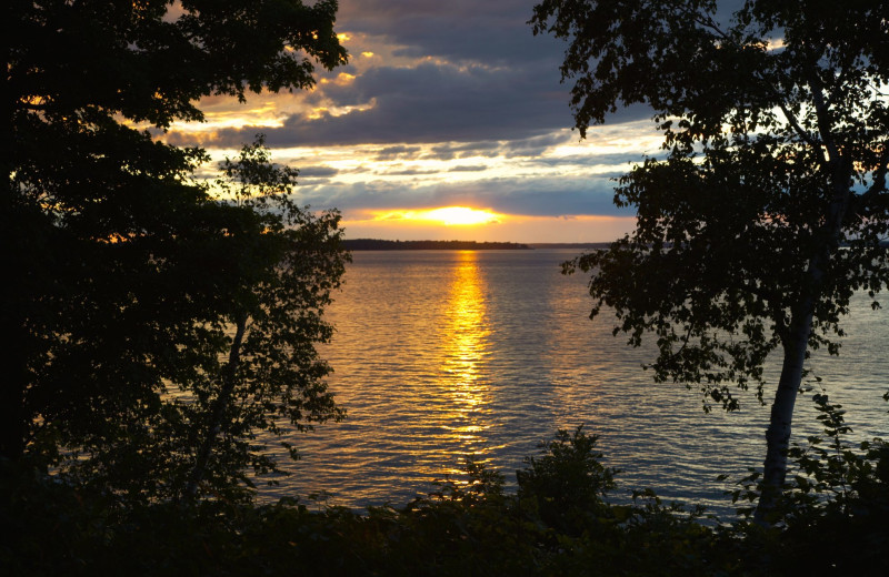 Lake view at Windjammer Lodge.