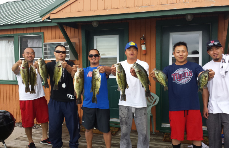 Fishing at Campfire Bay Resort.