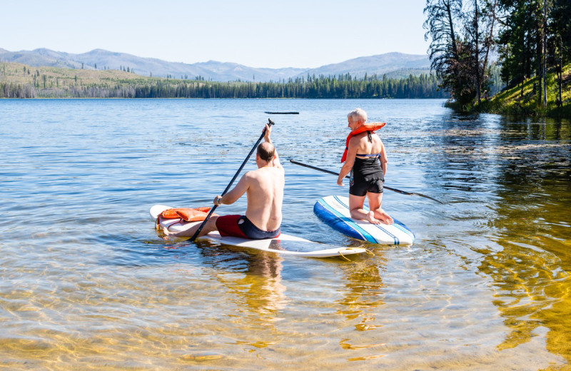 Paddle board at North Shore Lodge & Resort.