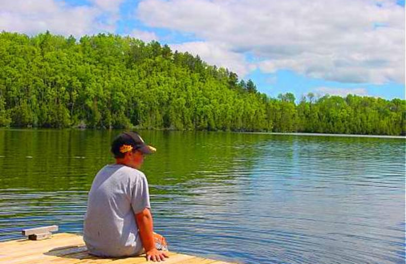 Lake view at Golden Eagle Lodge.
