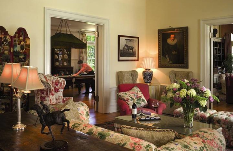 Interior view at Keswick Hall.