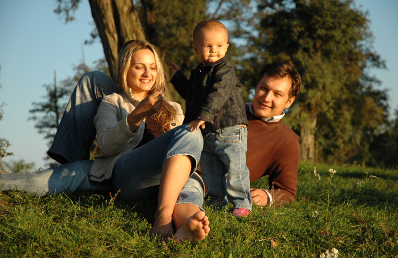 Family at Pine Lakes Lodge.