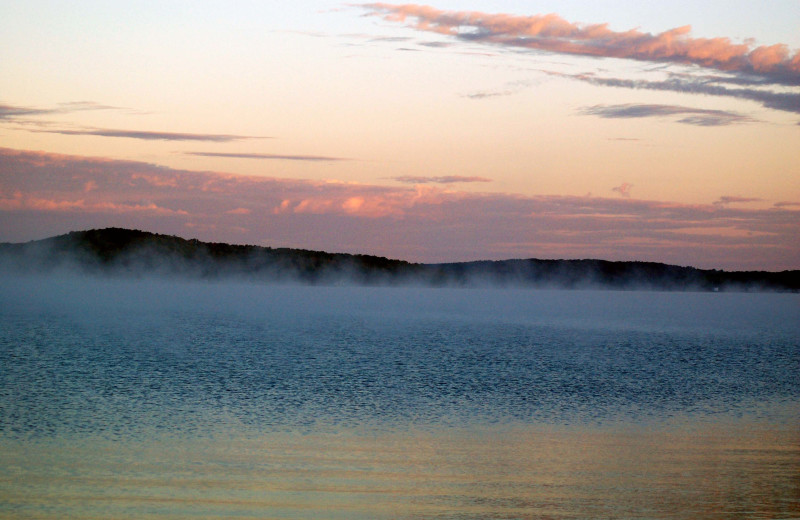 Walloon Lake is just a short drive from Elvyn Lea Lodge