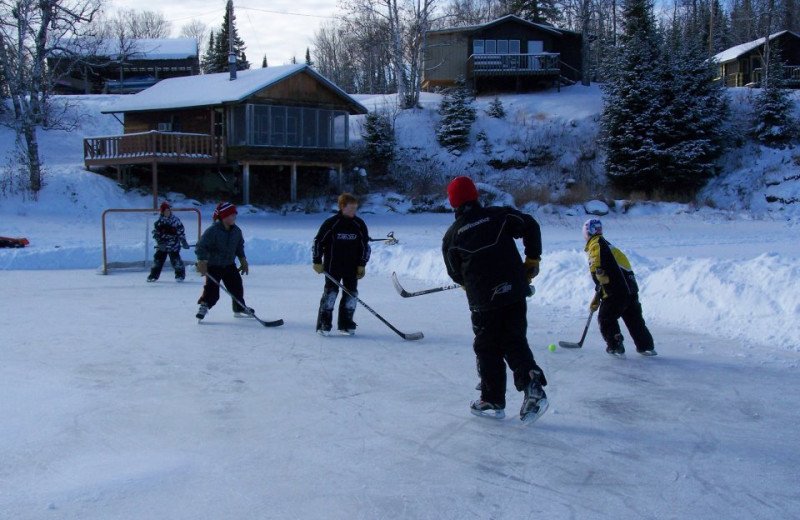 Ice Hockey at Birch Dale Lodge