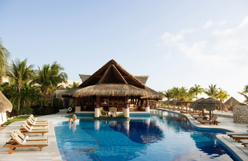 Outdoor pool at Excellence Riviera Cancun.