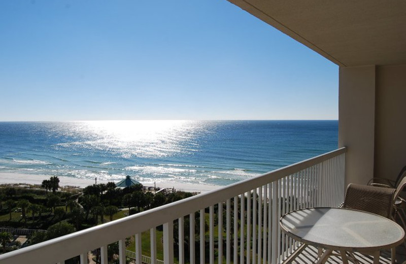 Balcony view at Silver Shells Beach Resort & Spa.