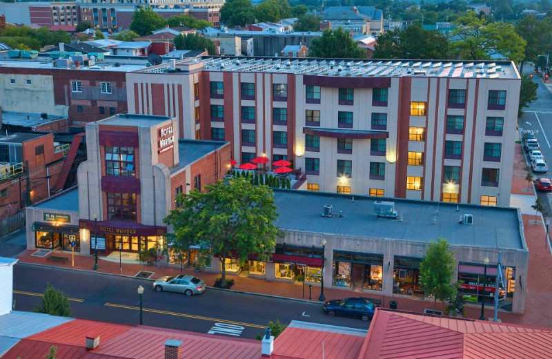 Aerial View of The Hotel Warner