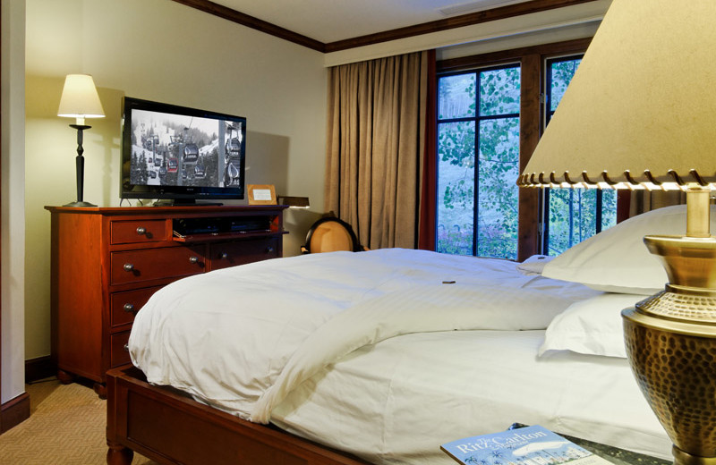 Vacation rental bedroom at Frias Properties of Aspen.