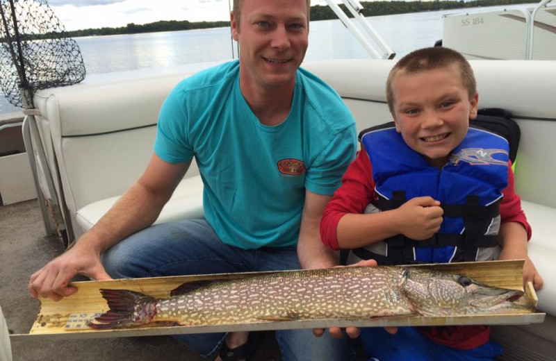 Fishing at Bonnie Beach Resort.