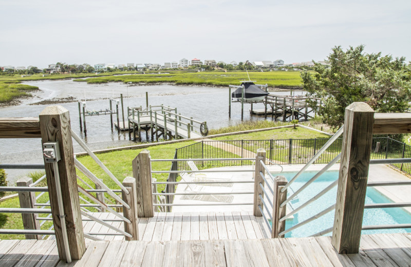 Rental view at Oak Island Accomodations.