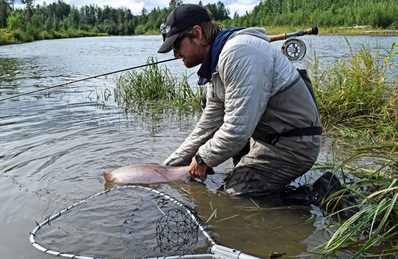 Fishing at The Alaska Adventure Company.