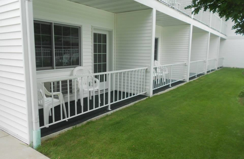 Balconies at Homestead Suites.