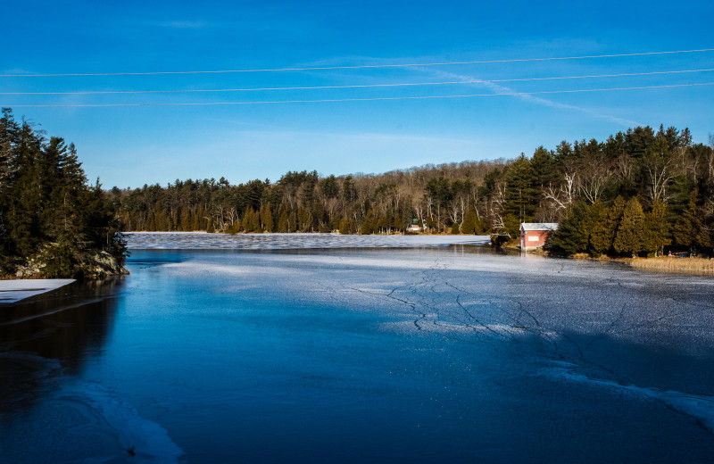 Lake view at Myers Cave Resort.