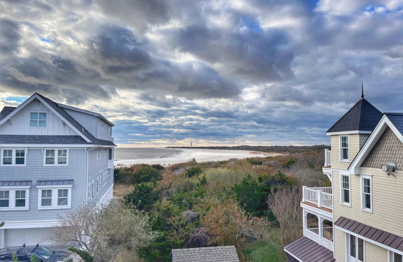 Rental beach view at Jersey Cape Realty.